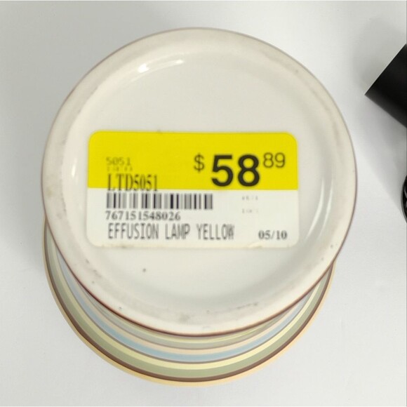 La Tee Da Fragrance Effusion Lamp Multi Colored Striped RARE!!!! NWT - Picture 6 of 15